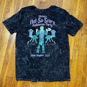 2025 Disney World Haunted Mansion Mickey’s Not So Scary Halloween Party Shirt M